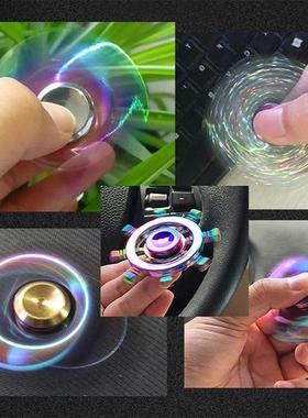 EDC Fidget Spinner Metal Toy Rainbow Spiner R118 Hand Spinne