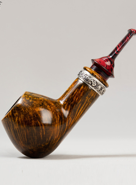 muxiang木香转运环手工大号烟斗西班牙进口石楠木3mm烟道坎伯兰烟