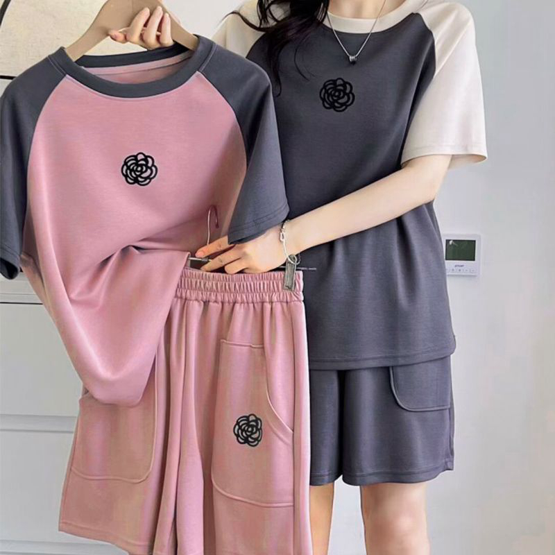 夏季新款运动套装女时尚洋气