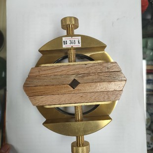 双头大号分体纯黄铜印床 旋转灵活质量好含木板1点6公斤加厚加重