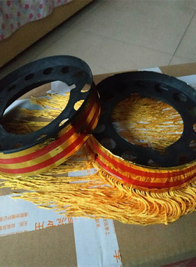 包邮10个 灯笼底盘吊穗 嫩黄铃铛宫灯穗 黄铃铛流苏穗子灯笼铃铛