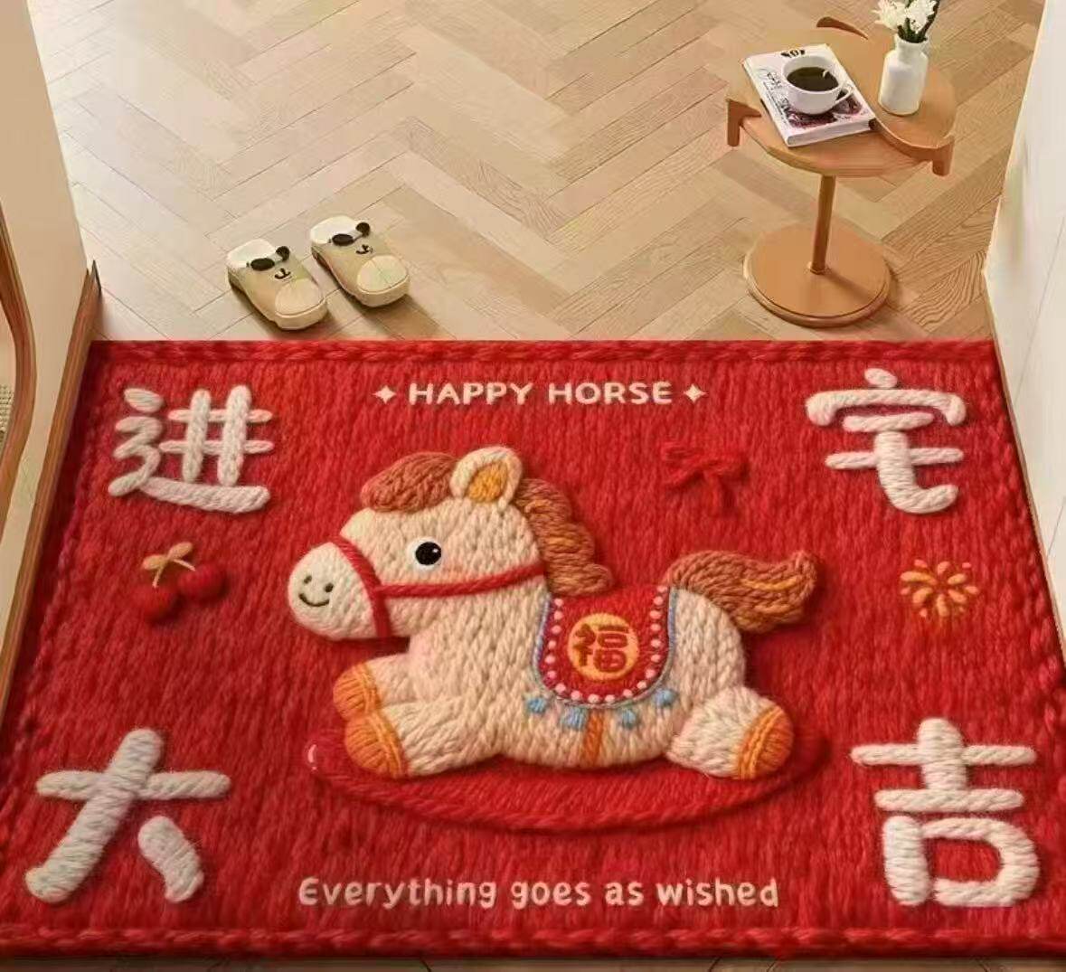 3D立体硅藻泥防滑地垫吸水地毯家用洗手间淋浴门口入户门踩脚垫