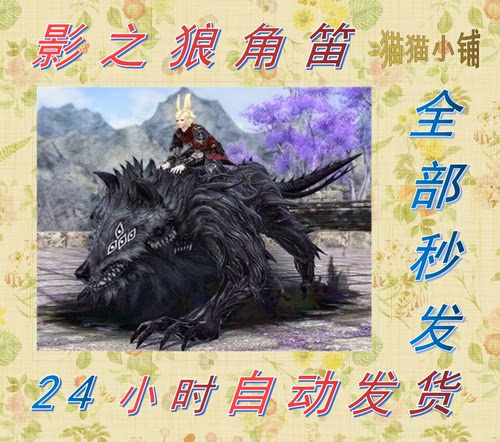 FF14影之狼角笛  丝瓜带货 魔导套装  国服商场时装幻想药直升包