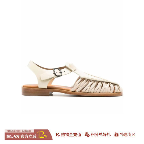 现货 HEREU 设计师品牌  方趾t形凉鞋 SOLSOL买手店