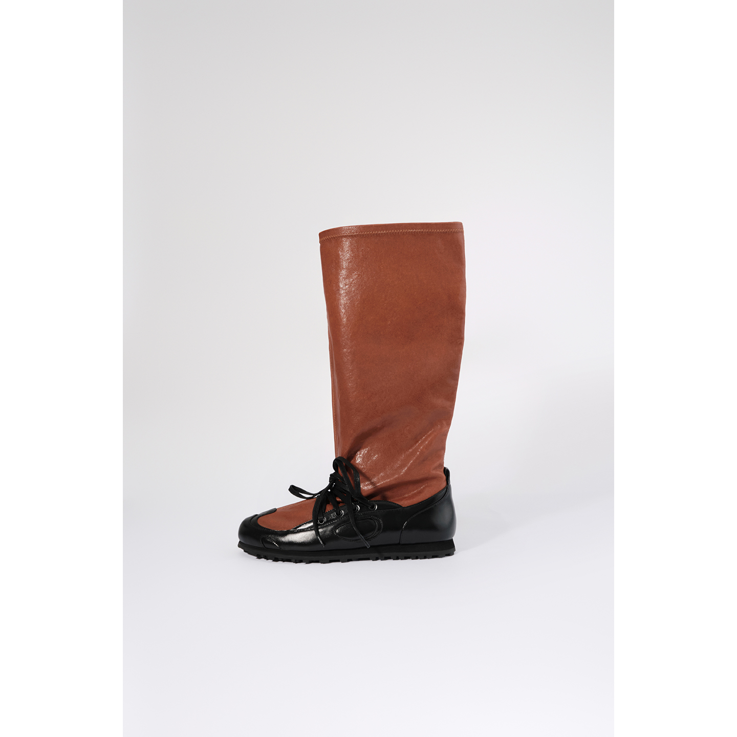 LOST IN ECHO 设计师 25秋冬新品 宽筒运动芭蕾舞靴 SOLSOL