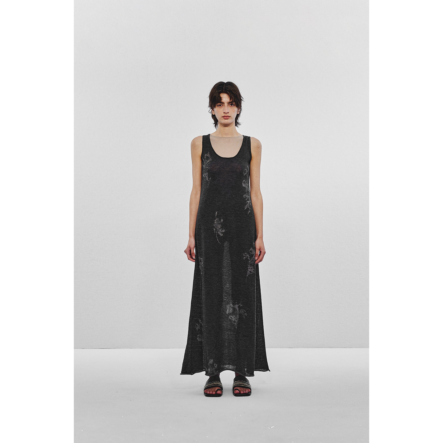 SWAYING/KINT 设计师品牌 25早秋新品 提花羊毛背心裙 SOLSOL