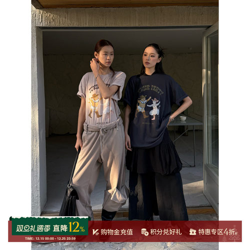 OPENYY宠物俱乐部猫咪派对T恤