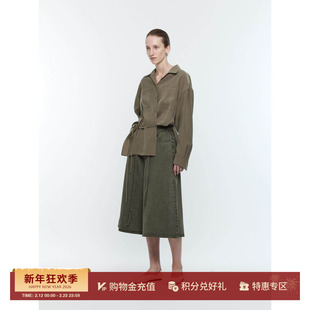 TOENN 设计师品牌 25秋冬新品 休闲纯棉阔肩牛仔短裤SOLSOL买手店