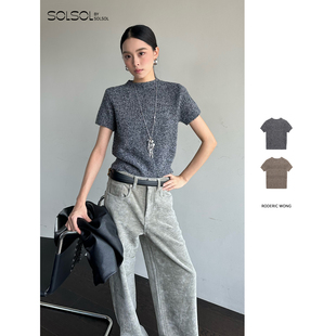 立领圈圈纱短上衣 RODERIC 25秋冬新品 设计师 SOLSOL买手店 WONG