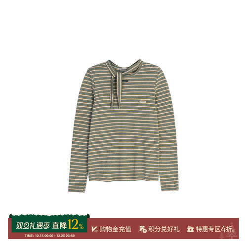 OIIORIRI25秋冬新款飘带条纹