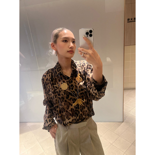 JACQUES WEI设计师品牌 25春夏 豹纹真丝褶间衬衫 SOLSOL买手店