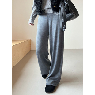精纺羊毛慵懒休闲裤 SOLSOL买手店 24秋冬新品 IF设计师品牌 MAKE