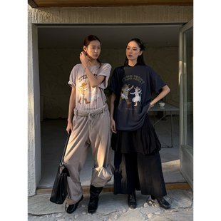 宠物俱乐部猫咪派对T恤 OPEN 26早春新品 设计师品牌 SOLSOL