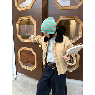 MANZANILLA 羊羔毛领做旧廓形鸭绒派克服SOLSOL 设计师25秋冬新款