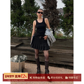 ETHOR SOLSOL买手店 羊毛百褶迷你短裙 设计师品牌 25秋冬新品