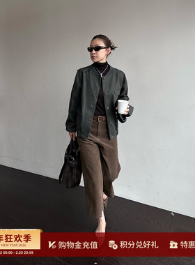 MESTRIO 设计师品牌 25秋冬新款 罗纹领短款夹克外套 SOLSOL