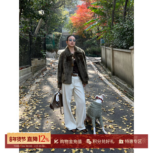 IMMI 设计师品牌 25秋冬新款拉贡羊绒翻领毛球扣外套SOLSOL买手店