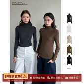 MAKE SOLSOL买手店 100%羊毛高领打底衫 设计师品牌25秋冬新品