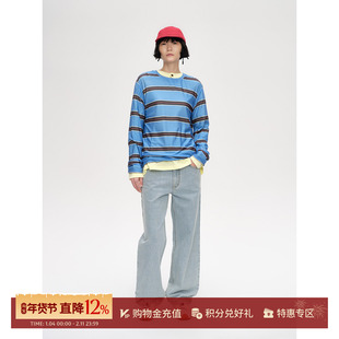 SHORT SENTENCE 设计师26春夏新品Work低腰直筒阔腿牛仔裤SOLSOL