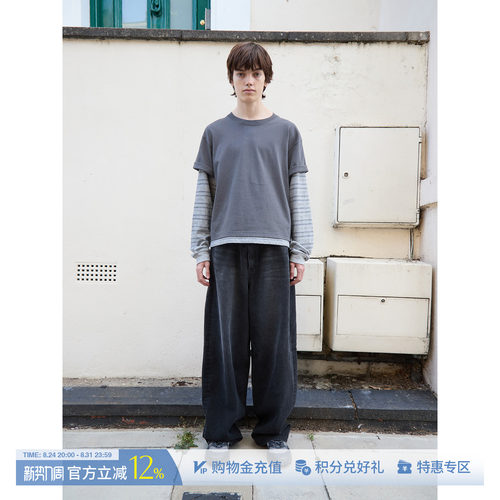 LOWCLASSICLC叠穿式长袖T恤