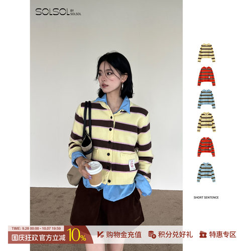 SHORTSENTENCE圆领毛衣/开衫