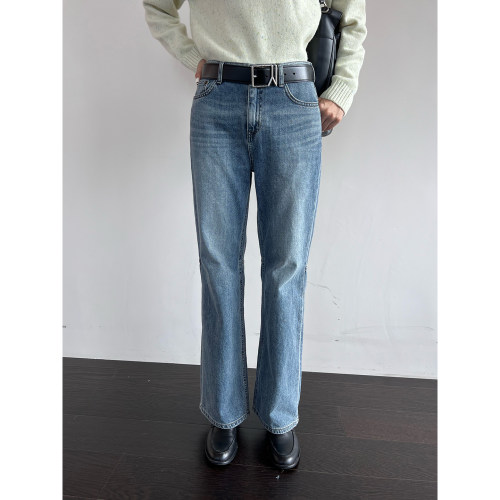 LOW CLASSIC Lc  设计师 25早秋新品 修身微喇牛仔裤 SOLSOL