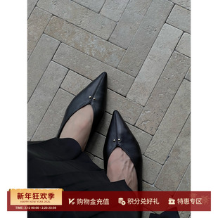 TOENN 设计师品牌 25秋冬新品 尖头平底鞋 SOLSOL买手店