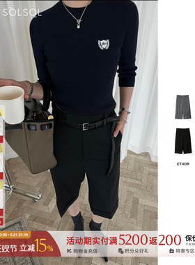 ETHOR 25早春新品 设计师品牌 Bermuda西装短裤  SOLSOL买手店
