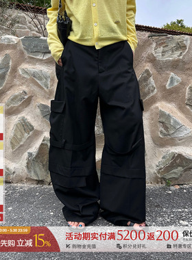 ETHOR 设计师26春夏新款休闲黑色多口袋工装长裤 SOLSOL买手店