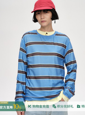 SHORT SENTENCE 设计师26春夏新品 条纹印花长袖T恤 SOLSOL买手店