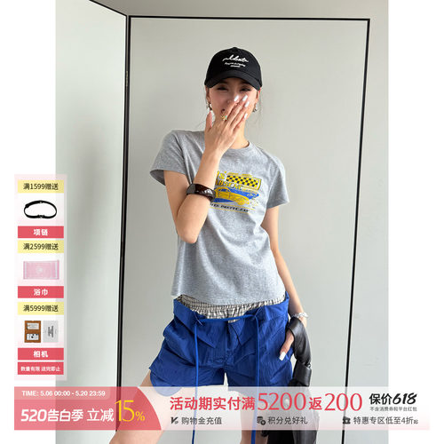 SHORTSENTENCE印花BABYT恤