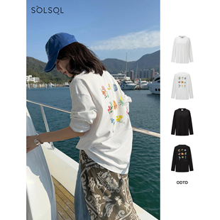 浪漫花卉休闲长袖 SOLSOL买手店 设计师品牌 25早春新品 ODTD