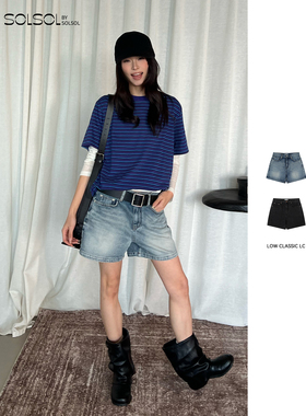 LOW CLASSIC LC 设计师品牌 26早春新品 经典牛仔短裤 SOLSOL