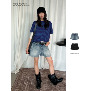 设计师品牌 26早春新品 经典 SOLSOL LOW 牛仔短裤 CLASSIC