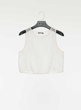 SOLSOL买手店 COEMES设计师品牌 2024春夏新款 网纱无袖上衣