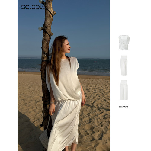 DEEPMOSS休闲柔浪软雕塑上衣