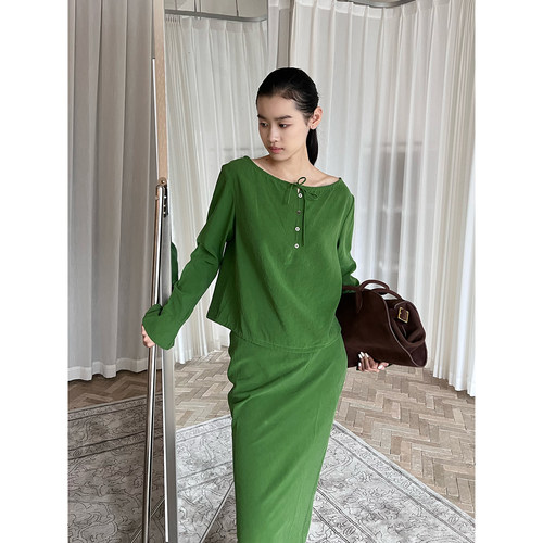 II SENSE 设计师品牌 25早秋新品 惬意短上衣/半裙 SOLSOL