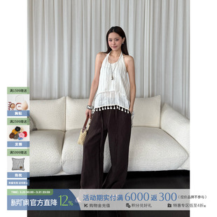 亚麻条纹霓那上衣 设计师品牌26春夏新款 SOLSOL买手店 SENSE