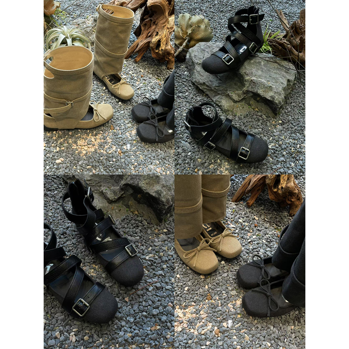 SOLSOL买手店 OPEN YY 25早春新品 设计师品牌  中筒靴玛丽珍