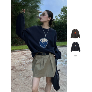 贴布链条绣草莓卫衣 25秋冬新品 SOLSOL买手店 设计师品牌 8ON8