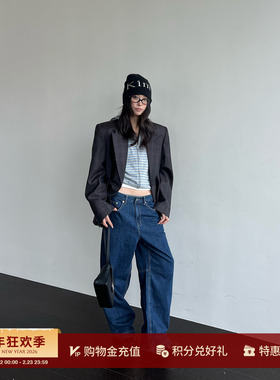 LOW CLASSIC LC 设计师品牌 26早春新品 轻盈宽松牛仔裤 SOLSOL