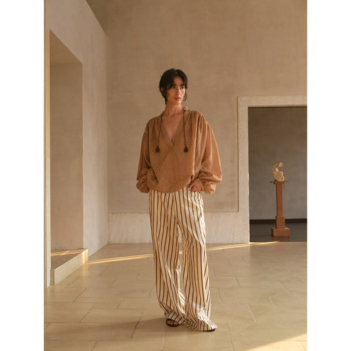 IISENSE宽松休闲褶皱衬衫