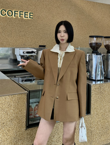 可拆卸长袖西装YCH常规通勤