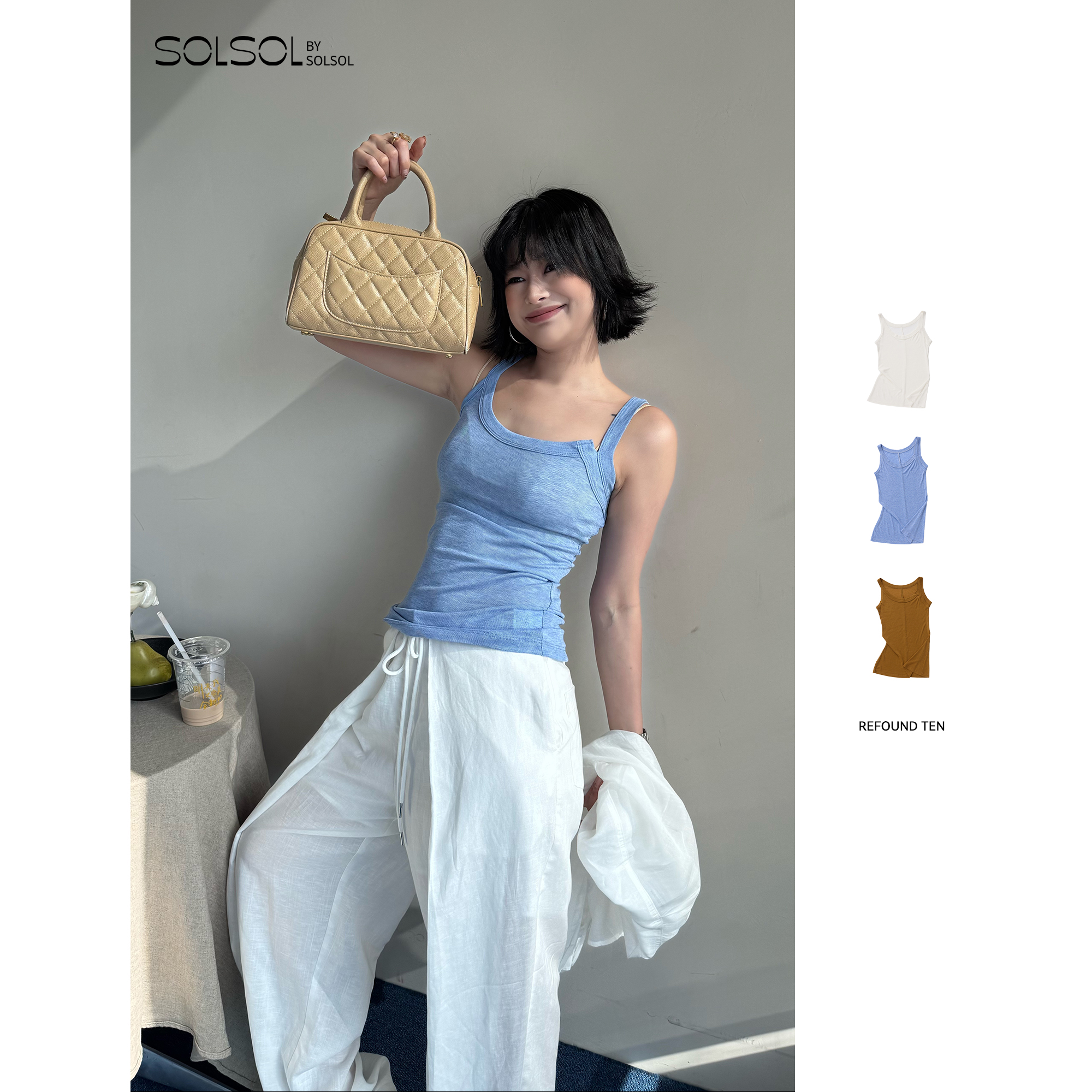 REFOUND TEN 设计师品牌 25早秋新品 解构背心 SOLSOL买手店