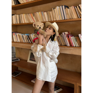 提花立体绣廓形衬衫 25春夏 SOLSOL买手店 设计师品牌 CNLEEWEI