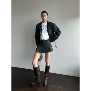 精纺羊毛百褶造型裙裤 25秋冬新品 SOLSOL 设计师品牌 MOMENTPLAY