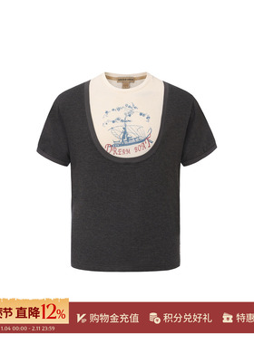 GARCON BYGARCON2 6春夏新品DreamBoat假两件超柔短/长袖 SOLSOL