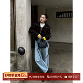 IMMI SOLSOL买手店 复古牛仔直简长裤 设计师品牌25秋冬新品 修身