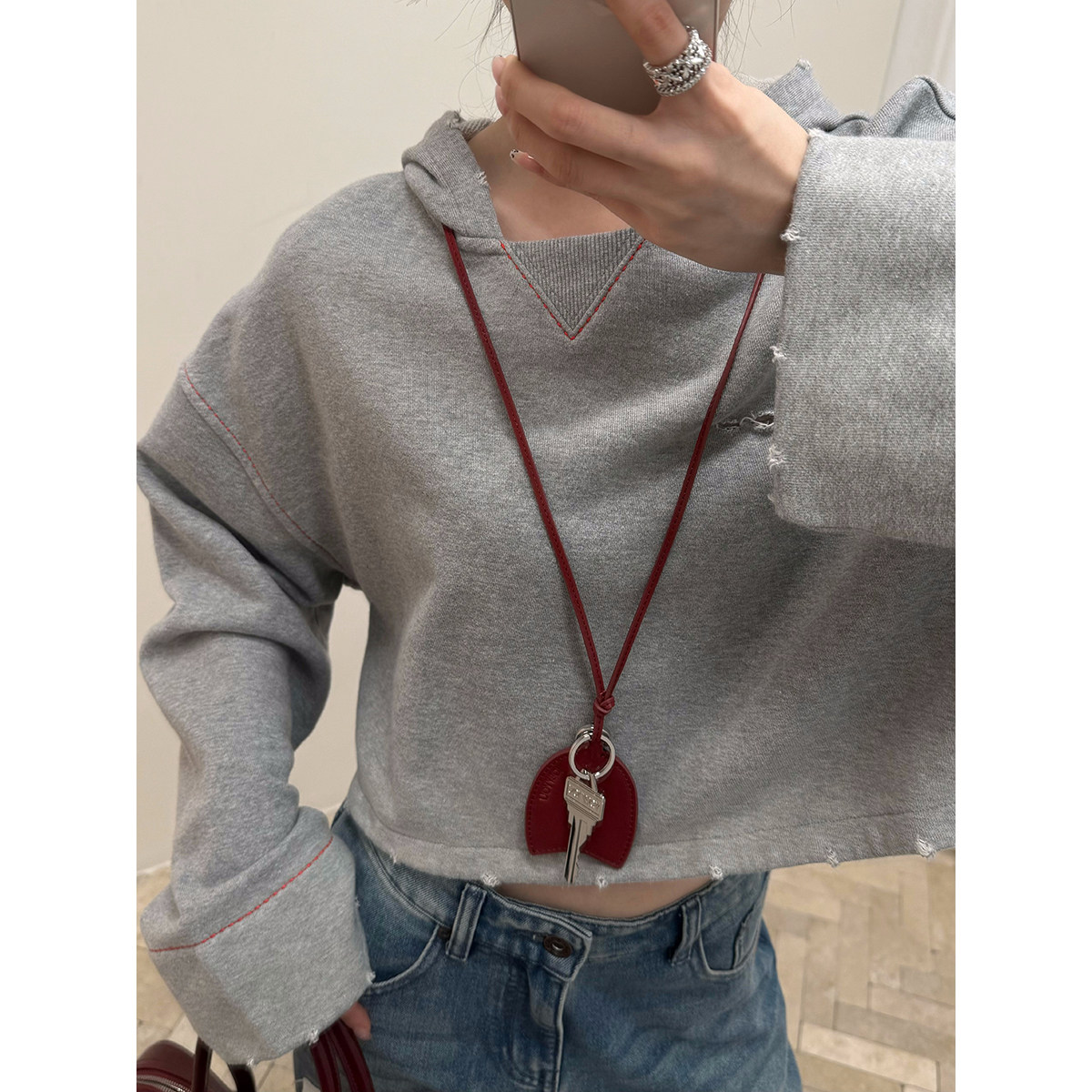 SHORT SENTENCE 设计师品牌 25春夏 连帽短款卫衣 SOLSOL买手店