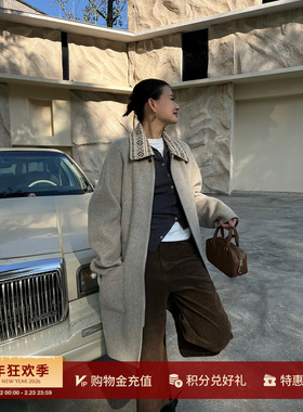 MESTRIO 设计师品牌 25秋冬新品 可拆卸领子插肩外套SOLSOL买手店